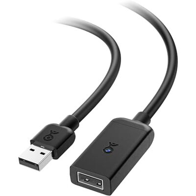 Cable Matters Kabelfrågor Hi-SPeed USB 2.0 typ A hane till hona aktiv förlängningskabel 5 meter/16,4 fot Cable Matters Kabelfrågor Hi-SPeed USB 2.0 typ A hane till hona aktiv förlängningskabel 5 meter/16,4 fot