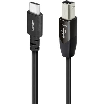 Audioquest Carbon USB-C till USB-B Kabel - Störningsdämpningssystem Audioquest Carbon USB-C till USB-B Kabel - Störningsdämpningssystem