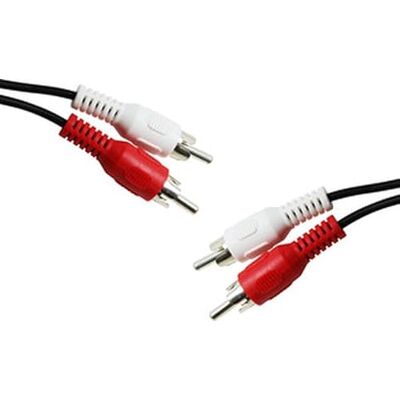 VoltShine Ljudkabel 2 meter kabel utrustad med 2RCA-kontakter i båda ändarna, perfekt för ljudöverföring med hög trohet och överlägsen kvalitet VoltShine Ljudkabel 2 meter kabel utrustad med 2RCA-kontakter i båda ändarna, perfekt för ljudöverföring med hög trohet och överlägsen kvalitet