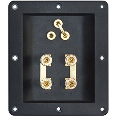 Dynavox High-end bi-Amping-anslutning svart, 13 x 5 x 15 cm Dynavox High-end bi-Amping-anslutning svart, 13 x 5 x 15 cm