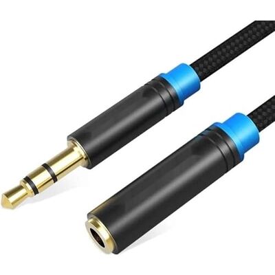 Watio Wave Ljudkabel 3,5 mm hane/hane-stereokabel, 2 m lång, svart, perfekt för högkvalitativa ljudanslutningar.* Watio Wave Ljudkabel 3,5 mm hane/hane-stereokabel, 2 m lång, svart, perfekt för högkvalitativa ljudanslutningar.*