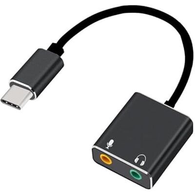 Glowster USB typ C till jack-ljudadapter, kompatibel med mobila enheter, perfekt för att lyssna på musik och ringa samtal. Glowster USB typ C till jack-ljudadapter, kompatibel med mobila enheter, perfekt för att lyssna på musik och ringa samtal.