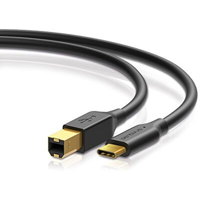 Sentivus USB 2.0 kabel – 1,5 A – B-kontakt/C-kontakt – 2,00 m – svart Sentivus USB 2.0 kabel – 1,5 A – B-kontakt/C-kontakt – 2,00 m – svart
