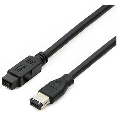 Pasow FireWire 800 till 400 9 till 6 stift kabel (9 stift 6 pin) 6 fot, IEEE 1394 Firewire 800 9-stift/6-stifts kabel 6 fot (9 stift till 6 stift) Pasow FireWire 800 till 400 9 till 6 stift kabel (9 stift 6 pin) 6 fot, IEEE 1394 Firewire 800 9-stift/6-stifts kabel 6 fot (9 stift till 6 stift)