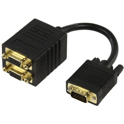 NEDIS Valueline kabeldelare VGA 2 x VGA guldpläterad 0,15 m NEDIS Valueline kabeldelare VGA 2 x VGA guldpläterad 0,15 m