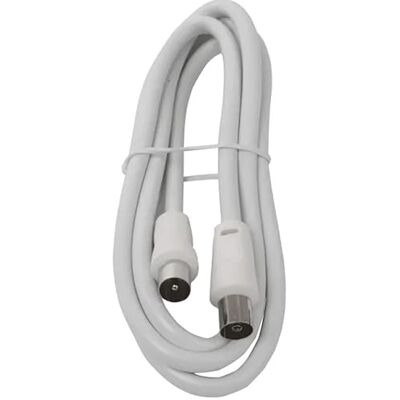 Zarivy Vit 15 m TV-kabel – perfekt för ljud- och videoanslutningar i hem och kontor. Zarivy Vit 15 m TV-kabel – perfekt för ljud- och videoanslutningar i hem och kontor.