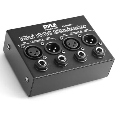 Pyle B00BARTW42 Ljuddämpare box (2-kanal) med XLR-uttag Pyle B00BARTW42 Ljuddämpare box (2-kanal) med XLR-uttag