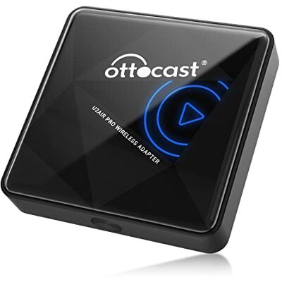 OTTOCAST Carplay-trådlös Adapter för iPhone, A2AIR Pro Wireless Dongel Plug Play trådlös Carplay kompatibel med kabelansluten Carplay-funktion i bilen (byggår: 2016–2024) OTTOCAST Carplay-trådlös Adapter för iPhone, A2AIR Pro Wireless Dongel Plug Play trådlös Carplay kompatibel med kabelansluten Carplay-funktion i bilen (byggår: 2016–2024)