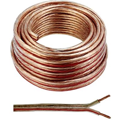 SeKi Högtalarkabel 2 x 4,00 mm2 – 10 m – transparent – CCA – ljudkabel – boxkabel SeKi Högtalarkabel 2 x 4,00 mm2 – 10 m – transparent – CCA – ljudkabel – boxkabel