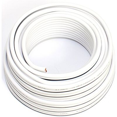 SeKi Högtalarkabel 2 x 4,00 mm2 – 10 m – vit – CCA – ljudkabel – boxkabel SeKi Högtalarkabel 2 x 4,00 mm2 – 10 m – vit – CCA – ljudkabel – boxkabel