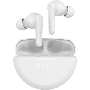 Belkin SoundForm Rhythm, True Wireless-hörlurar med inbyggd mikrofon, snabbladdning via USB-C, 28 tim. batteritid, IPX5-vattentåliga Bluetooth-hörlurar för iPhone, iPad, Galaxy, Pixel, m.fl. Vita Belkin SoundForm Rhythm, True Wireless-hörlurar med inbyggd mikrofon, snabbladdning via USB-C, 28 tim. batteritid, IPX5-vattentåliga Bluetooth-hörlurar för iPhone, iPad, Galaxy, Pixel, m.fl. Vita