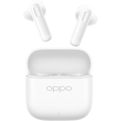 Oppo Enco Buds3 trådlösa öronsnäckor i örat, Bluetooth 5.4, IP55 vattentät, 48 h batteri, AI-översättning, 47 ms spelläge, vit Oppo Enco Buds3 trådlösa öronsnäckor i örat, Bluetooth 5.4, IP55 vattentät, 48 h batteri, AI-översättning, 47 ms spelläge, vit