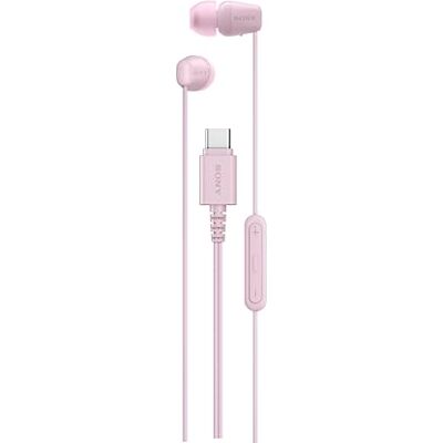 Sony IER‑EX15C Bedrade USB-C oordopjes met microfoon – Lichtgewicht in-ear hoofdtelefoon – Knoopvrije kabel, helder geluid – Perfect voor op reis en dagelijks gebruik – Roze Sony IER‑EX15C Bedrade USB-C oordopjes met microfoon – Lichtgewicht in-ear hoofdtelefoon – Knoopvrije kabel, helder geluid – Perfect voor op reis en dagelijks gebruik – Roze