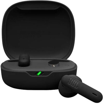 JBL Wave Flex 2, Trådlösa Bluetooth In-Ear-Hörlurar, Svart 40 Timmars Speltid, Pure Bass-ljud, Smart Ambient-teknik, IP54 Vatten-/Dammtåliga, Multipoint-anslutning JBL Wave Flex 2, Trådlösa Bluetooth In-Ear-Hörlurar, Svart 40 Timmars Speltid, Pure Bass-ljud, Smart Ambient-teknik, IP54 Vatten-/Dammtåliga, Multipoint-anslutning