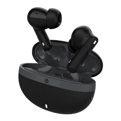 Celly True Wireless hörlurar med aktiv brusreducering (ANC), HD-mikrofon och laddningsfodral, svart färg Celly True Wireless hörlurar med aktiv brusreducering (ANC), HD-mikrofon och laddningsfodral, svart färg