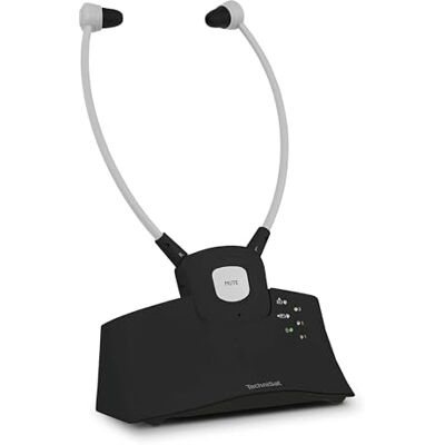 TechniSat STEREOMAN ISI 3 – trådlösa stereo-hörlurar för TV och musikanläggningar med dockningsstation, svart TechniSat STEREOMAN ISI 3 – trådlösa stereo-hörlurar för TV och musikanläggningar med dockningsstation, svart