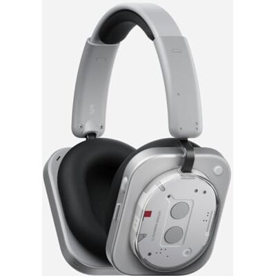 Nothing Ingenting hörlurar (1) hybridaktiva brusreducerande hörlurar, trådlösa over-ear-hörlurar med 6 mikrofoner, personligt rumsligt ljud, inställning med KEF, upp till 80 timmars speltid, Bluetooth-headset Nothing Ingenting hörlurar (1) hybridaktiva brusreducerande hörlurar, trådlösa over-ear-hörlurar med 6 mikrofoner, personligt rumsligt ljud, inställning med KEF, upp till 80 timmars speltid, Bluetooth-headset