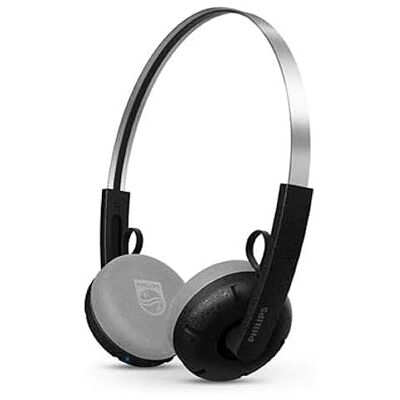 Philips CENTURY 2000-serien trådlösa on-ear-hörlurar TAH2000BK/00 "The Ringo" Retro Bluetooth 5.4-hörlurar med 26 timmars speltid, multipoint, mikrofon, on-ear-kontroller och reservkuddar Philips CENTURY 2000-serien trådlösa on-ear-hörlurar TAH2000BK/00 "The Ringo" Retro Bluetooth 5.4-hörlurar med 26 timmars speltid, multipoint, mikrofon, on-ear-kontroller och reservkuddar