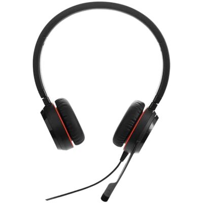 Jabra Evolve 20 SE Stereoheadset – enhetliga kommunikationscertifierade hörlurar för VoIP Softphone med passiv brusreducering – USB-C/A – svart UC Jabra Evolve 20 SE Stereoheadset – enhetliga kommunikationscertifierade hörlurar för VoIP Softphone med passiv brusreducering – USB-C/A – svart UC