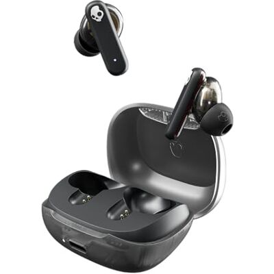 Skullcandy Smokin' Buds trådlösa öronsnäckor, Bluetooth-hörlurar, ljudisolerande passform, upp till 20 timmars batteri, IPX4 svett- och vattentålig, mikrofon för iPhone Android – midnattsrök Skullcandy Smokin' Buds trådlösa öronsnäckor, Bluetooth-hörlurar, ljudisolerande passform, upp till 20 timmars batteri, IPX4 svett- och vattentålig, mikrofon för iPhone Android – midnattsrök