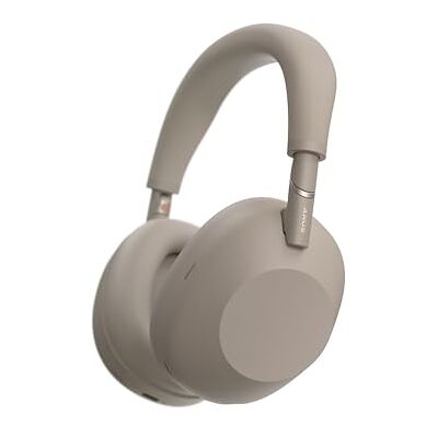 Sony WH-1000XM6 – Flaggskeppsmodell bland trådlösa Over-Ear Bluetooth-hörlurar med brusreducering, Högupplöst signaturljud, Komfort, Hopfällbar design, Hållbart fodral – Sandstone Sony WH-1000XM6 – Flaggskeppsmodell bland trådlösa Over-Ear Bluetooth-hörlurar med brusreducering, Högupplöst signaturljud, Komfort, Hopfällbar design, Hållbart fodral – Sandstone