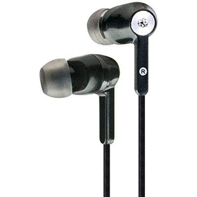 SCHWAIGER -KHI110 031- Hörlurar med kabel In Ear Headphones 3,5 mm jackplugg kabellängd 1,5 m 3 olika silikonöronkuddar ingår svart SCHWAIGER -KHI110 031- Hörlurar med kabel In Ear Headphones 3,5 mm jackplugg kabellängd 1,5 m 3 olika silikonöronkuddar ingår svart