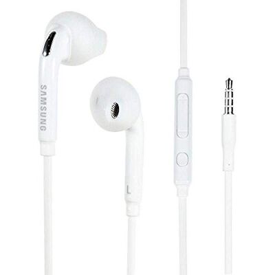 Samsung eo-eg920bw 3,5 mm uttag i örat handsfree stereohörlurar med fjärrkontroll och mikrofon, vit Samsung eo-eg920bw 3,5 mm uttag i örat handsfree stereohörlurar med fjärrkontroll och mikrofon, vit