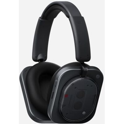 Nothing Ingenting hörlurar (1) hybridaktiva brusreducerande hörlurar, trådlösa over-ear-hörlurar med 6 mikrofoner, 80 timmars speltid, Hi-Res Audio, KEF-inställd, rumsligt ljud, bekväm passform och Nothing Ingenting hörlurar (1) hybridaktiva brusreducerande hörlurar, trådlösa over-ear-hörlurar med 6 mikrofoner, 80 timmars speltid, Hi-Res Audio, KEF-inställd, rumsligt ljud, bekväm passform och