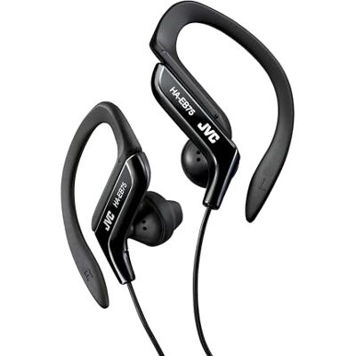 JVC HA-EB75-BN-U Ear-Clip sporthörlurar – stänkskydd IPX2, svart JVC HA-EB75-BN-U Ear-Clip sporthörlurar – stänkskydd IPX2, svart