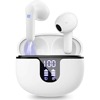 ChapStick Trådlösa hörlurar, Bluetooth 5.2 hörlurar med HD Mic, Trådlösa hjälmar Bluetooth HiFi Stereo IPX7, Vattentät Touch-kontroll, Trådlösa Bluetooth-hörlurar 40H-uppspelning ChapStick Trådlösa hörlurar, Bluetooth 5.2 hörlurar med HD Mic, Trådlösa hjälmar Bluetooth HiFi Stereo IPX7, Vattentät Touch-kontroll, Trådlösa Bluetooth-hörlurar 40H-uppspelning