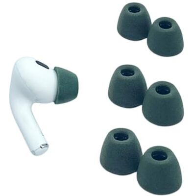COMPLY Memory Foam Replacement Earbud Tips for Apple AirPods Pro 1 & 2 Ultimate Comfort, Secure Fit, Superior Noise Isolation Anti Slip, Prevent from Falling Out Green (S/M/L) (3 Pairs) COMPLY Memory Foam Replacement Earbud Tips for Apple AirPods Pro 1 & 2 Ultimate Comfort, Secure Fit, Superior Noise Isolation Anti Slip, Prevent from Falling Out Green (S/M/L) (3 Pairs)