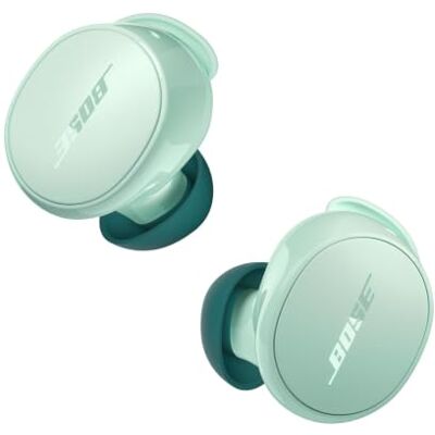 Bose QuietComfort trådlösa, brusreducerande öronsnäckor, Lifestyle Bluetooth-öronsnäckor med aktiv brusreducering, upp till 8,5 timmar batteritid, Daggdroppe/mynta Begränsad utgåva Bose QuietComfort trådlösa, brusreducerande öronsnäckor, Lifestyle Bluetooth-öronsnäckor med aktiv brusreducering, upp till 8,5 timmar batteritid, Daggdroppe/mynta Begränsad utgåva