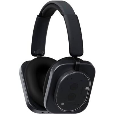 Nothing Ingenting hörlurar (1) hybridaktiva brusreducerande hörlurar, trådlösa over-ear-hörlurar med 6 mikrofoner, 80 timmars speltid, Hi-Res Audio, KEF-inställd, rumsligt ljud, bekväm passform och Nothing Ingenting hörlurar (1) hybridaktiva brusreducerande hörlurar, trådlösa over-ear-hörlurar med 6 mikrofoner, 80 timmars speltid, Hi-Res Audio, KEF-inställd, rumsligt ljud, bekväm passform och