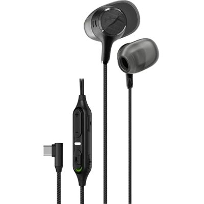 HyperX Cloud Earbuds III S multiplatform USB-kabelhörlurar, surroundljud, öronkuddar 4 storlekar, brusreducerande mikrofon, svart HyperX Cloud Earbuds III S multiplatform USB-kabelhörlurar, surroundljud, öronkuddar 4 storlekar, brusreducerande mikrofon, svart