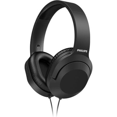 Philips H2005BK/00 over-ear hörlurar - Trådbunden stereo 2m Philips H2005BK/00 over-ear hörlurar - Trådbunden stereo 2m