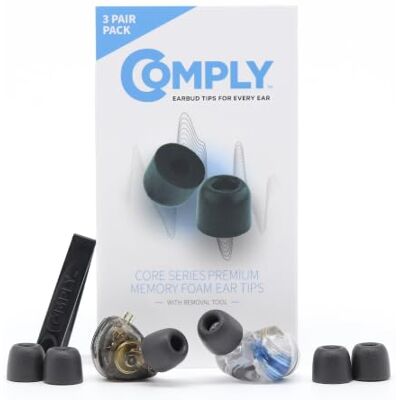COMPLY T 500 17-50200-11 Öronsnäckor, Svart, S/M/L COMPLY T 500 17-50200-11 Öronsnäckor, Svart, S/M/L