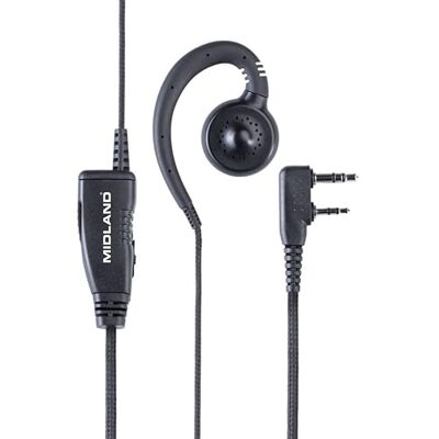 Midland MA29-LK headsetmikrofon med PTT 2-PIN KENWOOD Den mjuka C-ringöronsnäckan i plast ger komfort och elegans för utökad användning under hela dagen Midland MA29-LK headsetmikrofon med PTT 2-PIN KENWOOD Den mjuka C-ringöronsnäckan i plast ger komfort och elegans för utökad användning under hela dagen