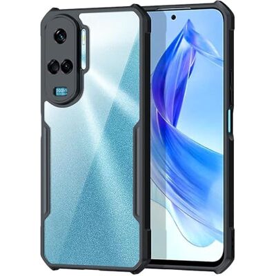 Tumundosmartphone Genomskinligt förstärkt fodral med svart kant för Huawei Honor 90 Lite 5G Tumundosmartphone Genomskinligt förstärkt fodral med svart kant för Huawei Honor 90 Lite 5G