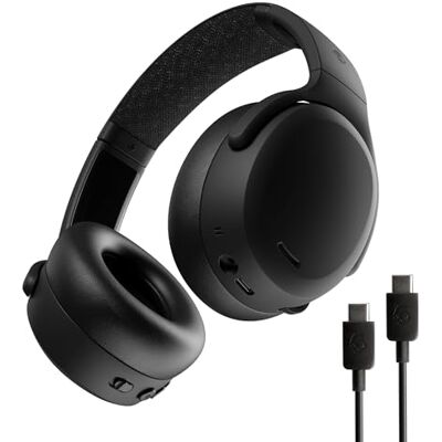 Skullcandy Crusher ANC 2 är ett par trådlösa over-ear-hörlurar med brusreducering, sensorisk bas, 50 timmars batteritid, Skull-iQ, Alexa-funktioner, mikrofon och Bluetooth Svart Skullcandy Crusher ANC 2 är ett par trådlösa over-ear-hörlurar med brusreducering, sensorisk bas, 50 timmars batteritid, Skull-iQ, Alexa-funktioner, mikrofon och Bluetooth Svart