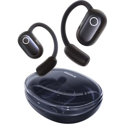 Baseus Eli Sport 1 Open-Ear-hörlurar Bluetooth, riktad akustik, kraftfull bas, ultralätt, IPX4 vattentät, ENC-mikrofoner, trådlösa hörlurar Bluetooth 5.3 för löpning, träning, fitness Baseus Eli Sport 1 Open-Ear-hörlurar Bluetooth, riktad akustik, kraftfull bas, ultralätt, IPX4 vattentät, ENC-mikrofoner, trådlösa hörlurar Bluetooth 5.3 för löpning, träning, fitness