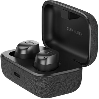Sennheiser MOMENTUM True Wireless 4 Smarta hörsnäckor med Bluetooth 5.4, kristallklart ljud, bekväm design, 30 timmars batteritid och adaptiv ANC – svart grafit Sennheiser MOMENTUM True Wireless 4 Smarta hörsnäckor med Bluetooth 5.4, kristallklart ljud, bekväm design, 30 timmars batteritid och adaptiv ANC – svart grafit
