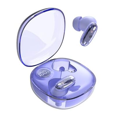 Mars Gaming MHIB2, Bluetooth 5.4 Hörlurar, Uppslukande Ljud, Halvtransparent och Ultrakompakt Ergonomisk Design, 24 Timmars Uppspelning, Trådlösa Hörlurar med Fodral och LED-indikator, Lila Mars Gaming MHIB2, Bluetooth 5.4 Hörlurar, Uppslukande Ljud, Halvtransparent och Ultrakompakt Ergonomisk Design, 24 Timmars Uppspelning, Trådlösa Hörlurar med Fodral och LED-indikator, Lila