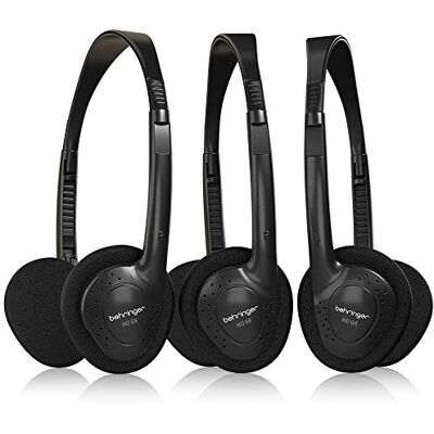 Behringer HO 66 stereohörlurar 3-flerpack Behringer HO 66 stereohörlurar 3-flerpack
