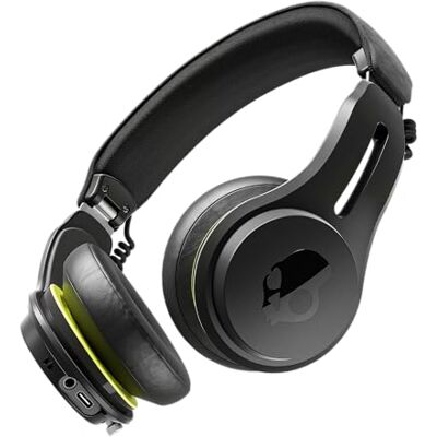 Skullcandy Icon ANC on-ear aktiv brusreducering trådlösa Bluetooth-hörlurar, 60 timmars batteri, mikrofon, fungerar med iPhone Android svart Skullcandy Icon ANC on-ear aktiv brusreducering trådlösa Bluetooth-hörlurar, 60 timmars batteri, mikrofon, fungerar med iPhone Android svart