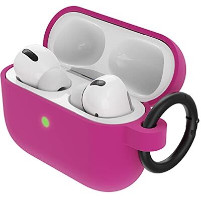 OtterBox Soft Touch Headphone Case för AirPods Pro (1:e gen 2019), stöttåligt, fallskyddat, ultratunt, skyddande fodral för Apple AirPods, inklusive karbinhake, Rosa OtterBox Soft Touch Headphone Case för AirPods Pro (1:e gen 2019), stöttåligt, fallskyddat, ultratunt, skyddande fodral för Apple AirPods, inklusive karbinhake, Rosa