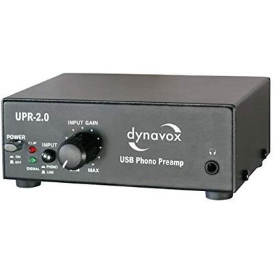 Dynavox Phono förförstärkare med USB/UPR-2.0 Svart Dynavox Phono förförstärkare med USB/UPR-2.0 Svart