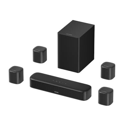 ULTIMEA 7.1 Soundbar för TV-enheter, surroundljudsystem för 350 W toppeffekt, 5,25 tums subwoofer, appkontroll, HDMI ARC, Bluetooth® 6.0 ULTIMEA 7.1 Soundbar för TV-enheter, surroundljudsystem för 350 W toppeffekt, 5,25 tums subwoofer, appkontroll, HDMI ARC, Bluetooth® 6.0
