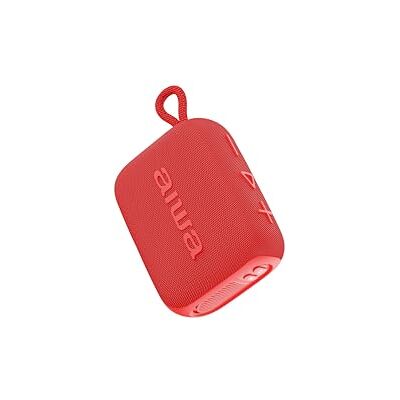 Aiwa BS-210RD TWS bärbar Bluetooth-högtalare, röd färg, 5 W RMS, IPX7 vattentät, Bluetooth 6.0-anslutning Aiwa BS-210RD TWS bärbar Bluetooth-högtalare, röd färg, 5 W RMS, IPX7 vattentät, Bluetooth 6.0-anslutning