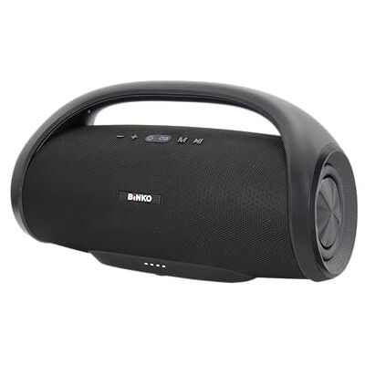Binko Q-66 Bluetooth/Boombox högtalare 2 x 30 W bärbar svart Binko Q-66 Bluetooth/Boombox högtalare 2 x 30 W bärbar svart