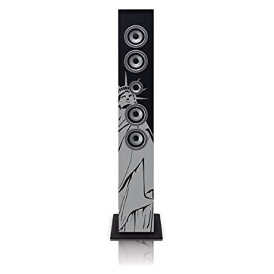 iCES Lenco IBT-6 Bluetooth-stativhögtalare, 40 watt musikeffekt FM-radio, USB, SD-kortläsare, AUX), fjärrkontroll iCES Lenco IBT-6 Bluetooth-stativhögtalare, 40 watt musikeffekt FM-radio, USB, SD-kortläsare, AUX), fjärrkontroll